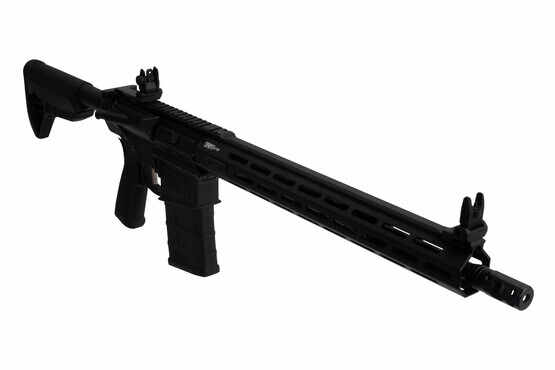Springfield Armory Saint victor AR10 308 rifle comes with an M-LOK free float handguard and iron sights